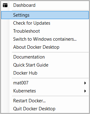 Docker Desktop for Windows user manual