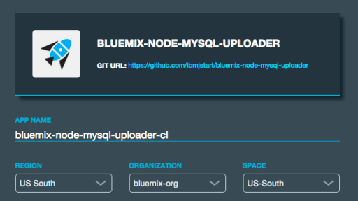 Deploy to Bluemix Buttonの紹介