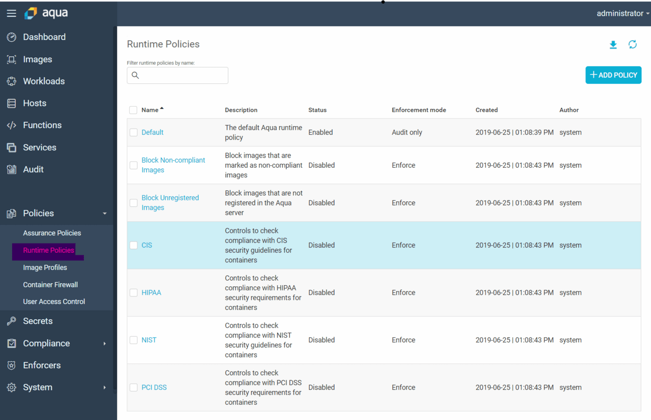 Aqua_Runtime_Policies