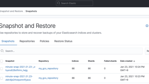 Snapshot Lifecycle Managementを使ってみた！#Elastic #Elasticsearch #GCP