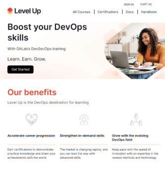 GitLab Level Up トップページ